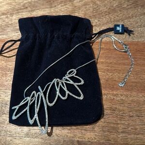 Signed Swarovski Aria Necklace Pave Crystal Necklace - Like New